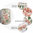 thumbnail image 5 of Extra Long Shower Curtain 72x96 Inch, Pink Peony Hydrangea Shower Curtain Waterproof Bathroom Decor Spring Botanical Floral Fabric Bath Curtain Set Accessories with Hooks, 5 of 6