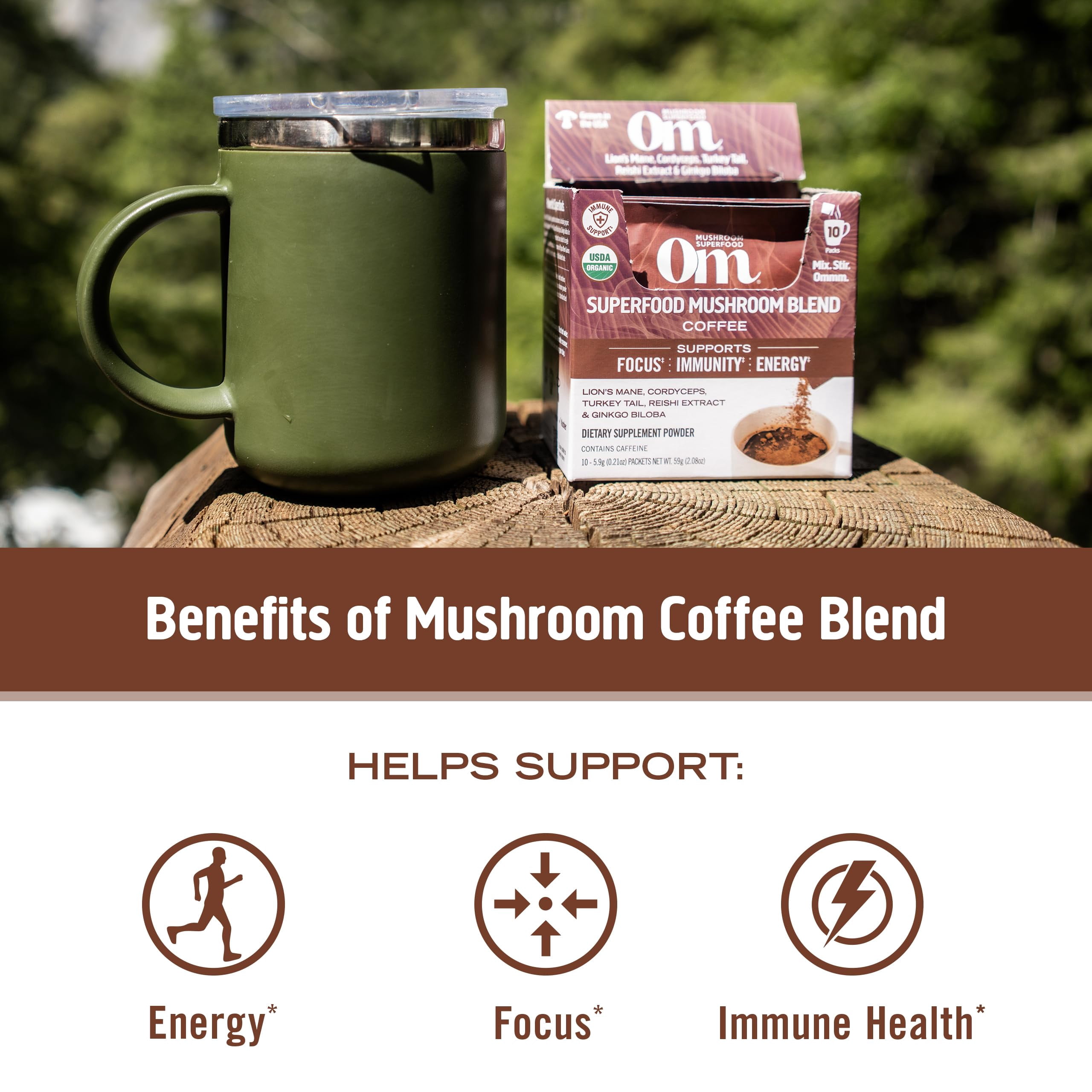 OM Mushroom Blend Coffee 6.24 Oz