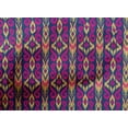 thumbnail image 4 of oneOone Cotton Cambric Fabric Stripe & Swirl Ikat Print Fabric BTY 56 Inch Wide, 4 of 4