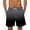 Gray-C, variant on Men's Swim Trunks Quick Dry Bathing Suit Gradient Elastic Waist Drawstring Beach Shorts with Pockets White