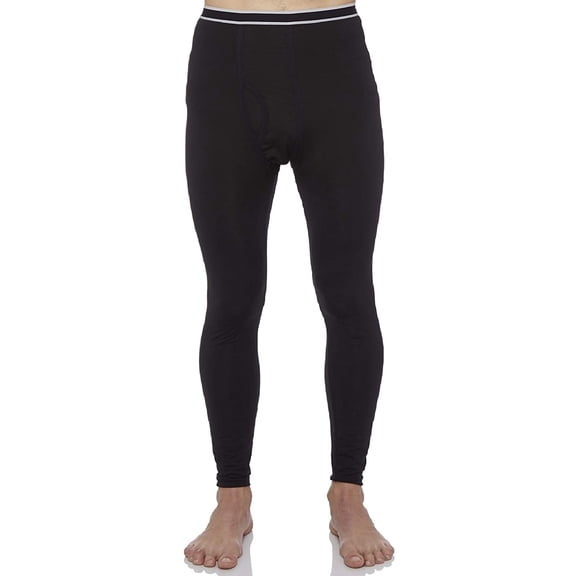 Rocky Base Layer Men Cold Weather Long Johns Thermal Underwear, Black Large