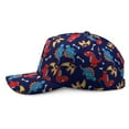 thumbnail image 3 of Cartoon Dinosaur Baseball Hat - Funny Cute Dino Design Adjustable Sun Protection Cap, 3 of 5