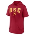 thumbnail image 2 of Men's Fanatics Cardinal USC Trojans Outline Lower Arch Hoodie T-Shirt, 2 of 3