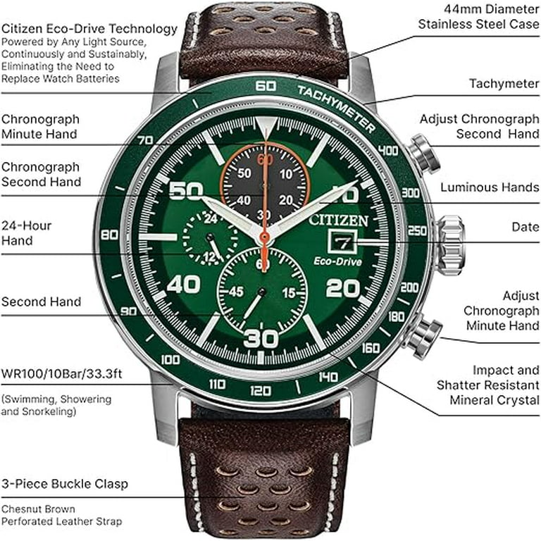 Citizen Men's Eco-Drive Weekender Brycen Chronograph Watch