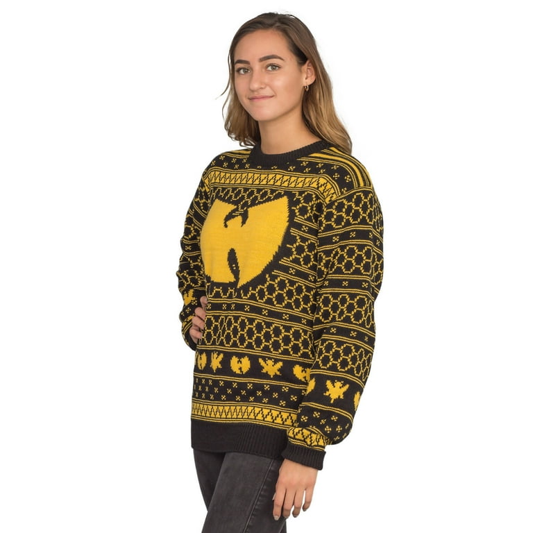  Wu Tang Clan Logo Snowflakes Yellow Black White Ugly