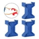 thumbnail image 4 of Los pilares del puente del tren sostienen accesorios ferroviarios de madera para niños de 3 años en adelante Estilo A Azul, 4 of 8