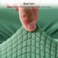 thumbnail image 3 of Chair Cushion Cover Seat Covers Backrest Protector Soild Color Color Chair Cushion Cover Adjustable Dirt-Resistant for Banquet Home Kitchen Light Purple, 3 of 9