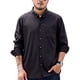 thumbnail image 3 of Oucaili Camisas de vestir para hombre Camisa de negocios de trabajo con botones de manga larga, 3 of 4