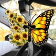 thumbnail image 4 of Papillon Tournesol Croix Salon Décoration Pendentif Papillon Croix, 4 of 6