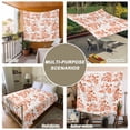 thumbnail image 6 of Burnt Orange Botanical Tapestry for Bedroom Wall Hanging Tapestry, Vintage Nature Flower Ceiling Backdrop Tapestries Poster Blanket Wall Decor for Teens Room Living Room Dorm 59" x 90", 6 of 8