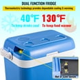 thumbnail image 3 of BENTISM Electric Cooler and Warmer Portable Car Fridge 32L/34Qt, Plug in Refrigerator with Collapsible Handle, 110V AC Home Power Cord & 12V Car Adapterfor Car and Home, 3 of 9