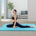 thumbnail image 2 of Costway 10' x 4' x 2" 4-Panel Folding Exercise Mat with Carrying Handles for Gym Yoga Blue, 2 of 10
