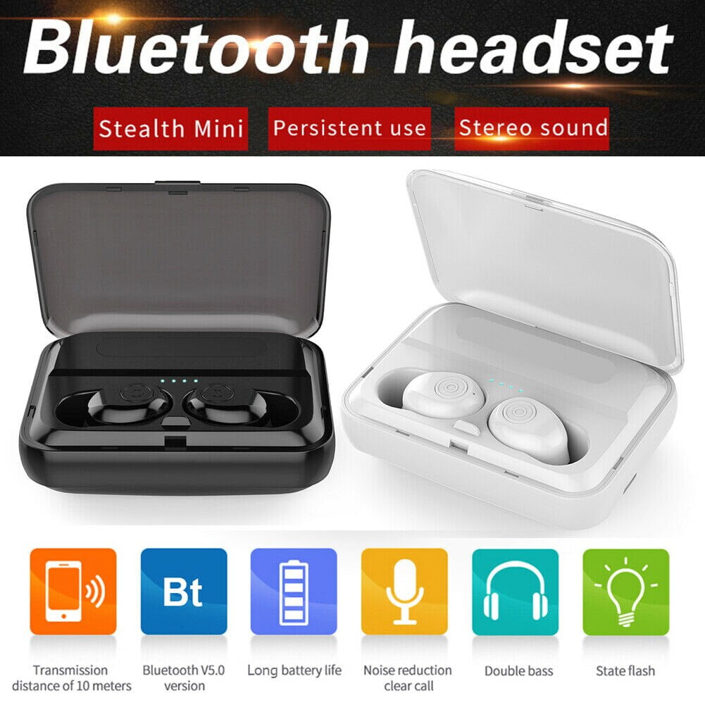 True Wireless Bluetooth 5.0 Earbuds TWS Sport Headset Headphone