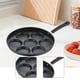thumbnail image 1 of Sartén de 7 tazas para huevos, estufa de gas, cocina electrónica dividida con mango anti-escaldaduras, herramienta para cocinar panqueques y omelettes, 1 of 8