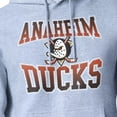 thumbnail image 3 of Men's Starter Gray Anaheim Ducks Comic Style Team Graphic Hoodie, 3 of 3