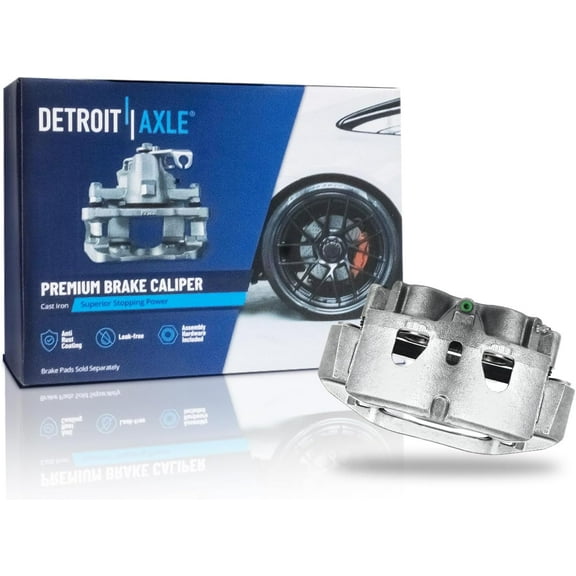 Detroit Axle - Front Right Brake Caliper w/Bracket Replacement for Chevrolet GMC Suburban Silverado Sierra 2500 3500 HD