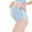 Blue, variant on EGNMCR Women Seamless Maternity Panties High Waisted Pregnancy Underwear Belly Support Briefs Over Bump - Fall