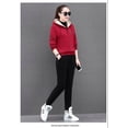 thumbnail image 4 of Fleece sweater suit women's autumn and winter plus fleece thickened warm casual sports two-piece set, 4 of 6