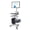 Silver, variant on Yescom Mobile Computer Cart Rolling PC Stand Desk Workstation with Drawer Silver
