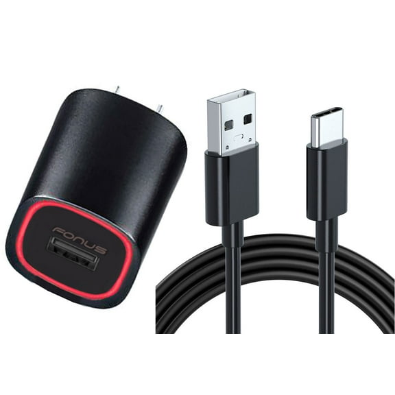 Home Charger Fast 18W for Samsung Galaxy A06/A16 5G/A26 5G/A36 5G/A56 5G - USB Cable 6ft TYpe-C Power Adapter Cord Quick Charge