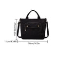 thumbnail image 3 of Bolso cruzado de pana con correa ajustable, bolso informal para mujeres y niñas, 3 of 6