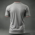 thumbnail image 4 of Mexico Soccer Jersey Men 2026 Soccer Shirt 2D Graphic Crew Neck Short Sleeve Summer Tee Gray M, 4 of 4