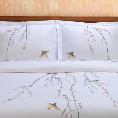 Superior Spring Cotton Duvet Cover Set, Full/ Queen, Multi-Color