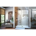 thumbnail image 5 of DreamLine Unidoor 59-60 in. W x 72 in. H Frameless Hinged Shower Door with Support Arm in Oil Rubbed Bronze, 5 of 12