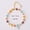 01, variant on Multicolor Rectangle Teardrop Cubic Zirconia Beaded Link Bracelets Fashion Elegant Gold Plated Charm Tennis Chain Bracelet Adjustable Chain Fashion Trendy Jewelry for Her Bff Party