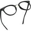 LifeArt Blue Light Blocking Glasses, Anti Eyestrain, Computer Reading Glasses, Gaming Glasses, TV Glasses for Women Men, Anti Glare (Black, +0.75 Magnification)