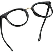 LifeArt Blue Light Blocking Glasses, Anti Eyestrain, Computer Reading Glasses, Gaming Glasses, TV Glasses for Women Men, Anti Glare (Black, +1.25 Magnification)