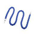 thumbnail image 2 of Twisted Barrier Rope Queue Nylon for Barrier Rope Posts Stands Exhibition Crowd 6.6ft Blue, 2 of 9
