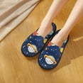thumbnail image 5 of Slippers for Women, Planets and Stars Womens Slippers Fuzzy Winter House Shoes, Soft Anti-Skid Slippers Indoor and Outdoor, 5 of 5