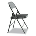 thumbnail image 3 of Alera Steel Folding Chair, 4-Pack, Graphite, 3 of 7
