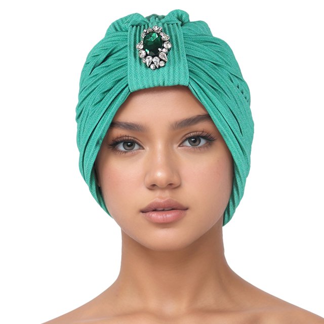 SUNSIOM Turbans pour Femmes Design Strass Décontracté Élégant Tête Tressée Turbans