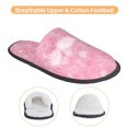 thumbnail image 3 of Balery Breast Cancer Awareness Pantuflas de Casa de Felpa Silenciosas con Diseño Estampado, Zapatillas Cómodas Antideslizantes de Algodón para Interior-Medium, 3 of 8