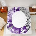 thumbnail image 5 of Homewish Cartoon Motorcycle Lover Full Size Sheets, Grey Purple Buffalo Patchwork Bed Sheets, Teens Kids Boys Girls Sheet Sets, Luxury Bedroom Decor, 4 Pieces, 5 of 7