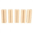 thumbnail image 4 of 100 Pieces Wood Place Card Holders, Wooden Table Number Holder Memo Stand Clamps Stand Card Desktop Message Crafts, 4 of 8