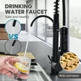 thumbnail image 4 of WOWOW Pull Down Sprayer Kitchen Faucet with Drinking Water Filter, 4 of 8