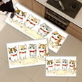 thumbnail image 2 of CCTFS Cat Star Fall Kitchen Mats, Xmas Winter Seasonal Farmhouse Home Seasonal Decorations Rugs for Floor - 16''*24''in, 2 of 10