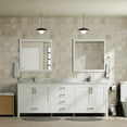 thumbnail image 2 of Jacques 80 in. W x 22 in. D White Double Bath Vanity and 30 in. Mirrors, 2 of 7