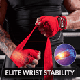 thumbnail image 4 of WYOX Boxing Hand Wraps 180-Inch – Elastic Bandage Wraps, Bandages, Boxing Gloves, Sports Wrap & Support Gear Pro(Red), 4 of 7