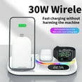 thumbnail image 4 of "Bouanq Portable Wireless Charger Wireless Charging Station, Upgraded 4 In 1 Wireless Charger Stand With Breathing Indicator,With 30W Max Wireless Charger Stand", 4 of 8