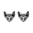 thumbnail image 1 of Pendientes de gato con personalidad, estilo retro, pendientes de gato y pendientes para hombre y mujer, 1 of 8