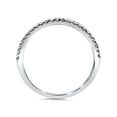 thumbnail image 2 of 1/5 ct Diamond Wedding Ring White Gold Stackable Band, 2 of 3