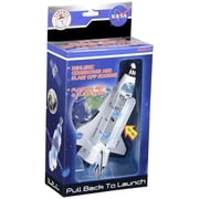 Aeromax Pull Back Space Shuttle, Boxed Die Cast, White