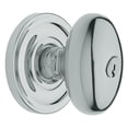 thumbnail image 3 of Baldwin Egg Keyed Entry Door Knob Set with Classic Rosette, 3 of 7