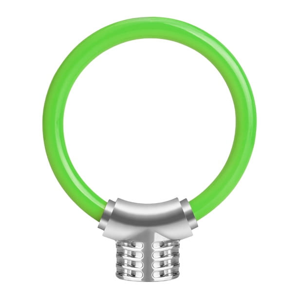 Candado de anillo Greeniant para bicicleta antirrobo portátil color verde