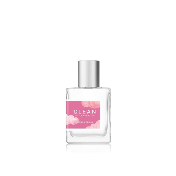 CLEAN Vanilla Cloud Eau de Parfum, Fresh Vanilla Gourmand Fragrance, Perfume for Women, 30mL