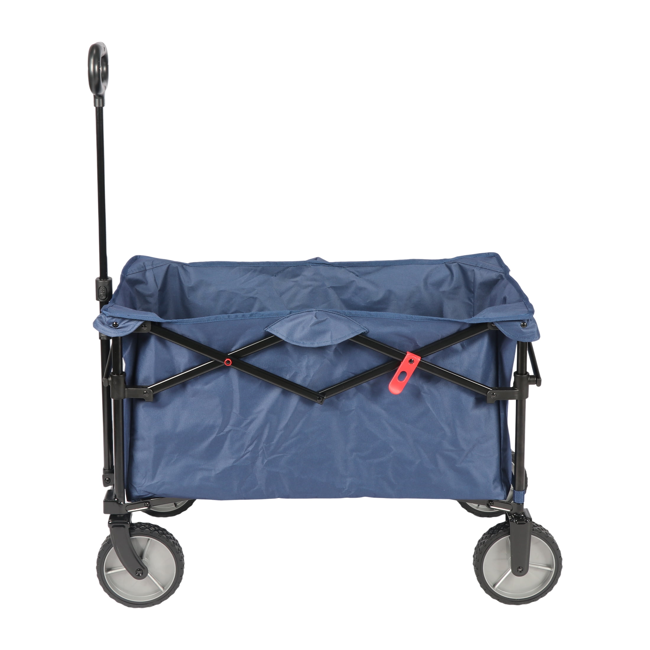 Ozark Trail Multi-Purpose Big Bucket Cart, Navy Wagon